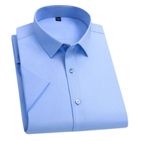 Anti Stain Shirt with Anti Crease Fabric – Damian-Lichtblauw-M-State of Style