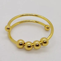 Anti-Stress Ring – CalmSpin-Gold-State of Style