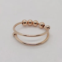 Anti-Stress Ring – CalmSpin-Rose Gold-State of Style