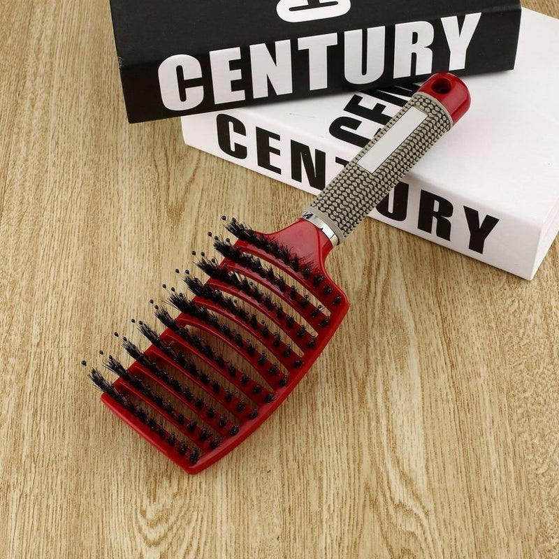 Anti-Tangle Brush-Red-State of Style