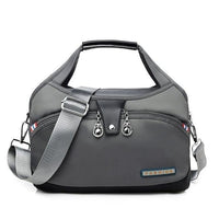 Anti-theft Crossbody Handbag for Women - Lynn-Light Gray-State of Style