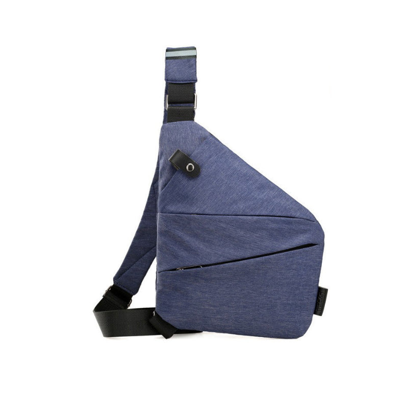 Anti-Theft Shoulder Bag - TravelSafe-Left-handed-Navy-State of Style