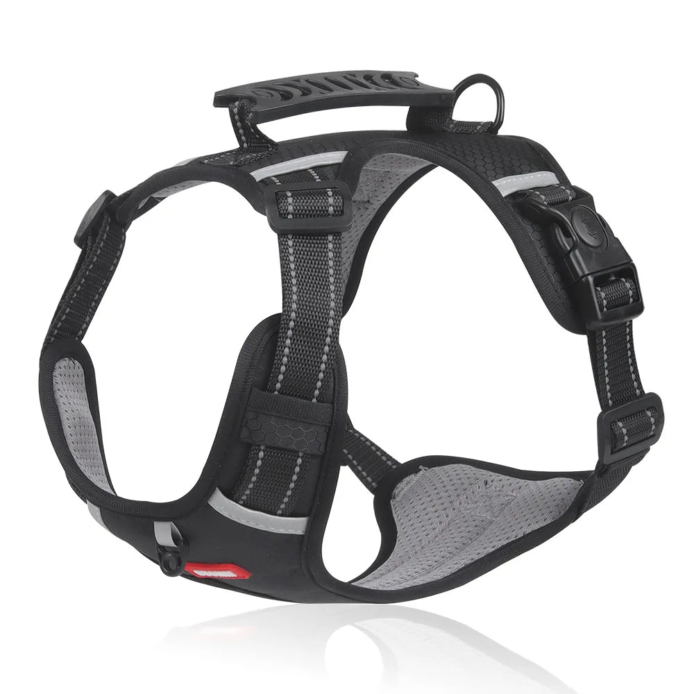 Anti-Trek Dog Harness - FlexiFit-Black-XS (2-5 KG)-State of Style