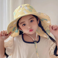 ANTI-UV KIDS SUN HAT WITH WHISTLE - SUMMER BUCKET HAT FOR BOYS AND GIRLS-Green-State of Style