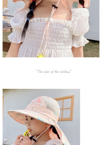 ANTI-UV KIDS SUN HAT WITH WHISTLE - SUMMER BUCKET HAT FOR BOYS AND GIRLS-Olive green-State of Style