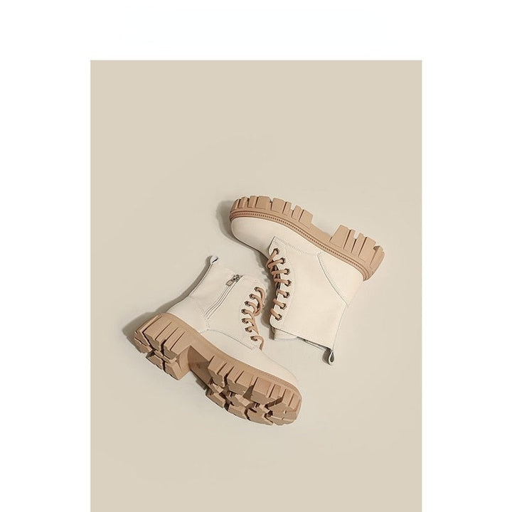ApogeeBoots | Women’s Platform Boots-Beige-3.5-State of Style