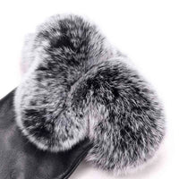 Apple Leather Gloves | Stylish and Warm-Purple-State of Style