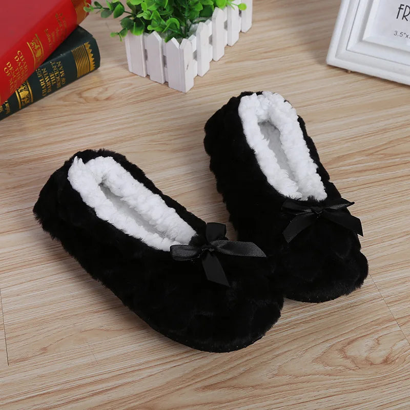 April Slippers | Soft and Fluffy-Black-5.0-7.5-State of Style