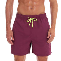 Aqua Di Man Swim Shorts: Dive into Comfort and Style-Burgundy-S-State of Style