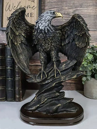 Aquila Bronze Eagle Sculpture-Eagle-State of Style