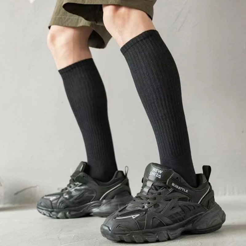 Ariston Traditional Socks – 3-Pack Knee-Length Warm & Durable Socks-3 White-State of Style