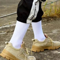 Ariston Traditional Socks – 3-Pack Knee-Length Warm & Durable Socks-3 White-State of Style