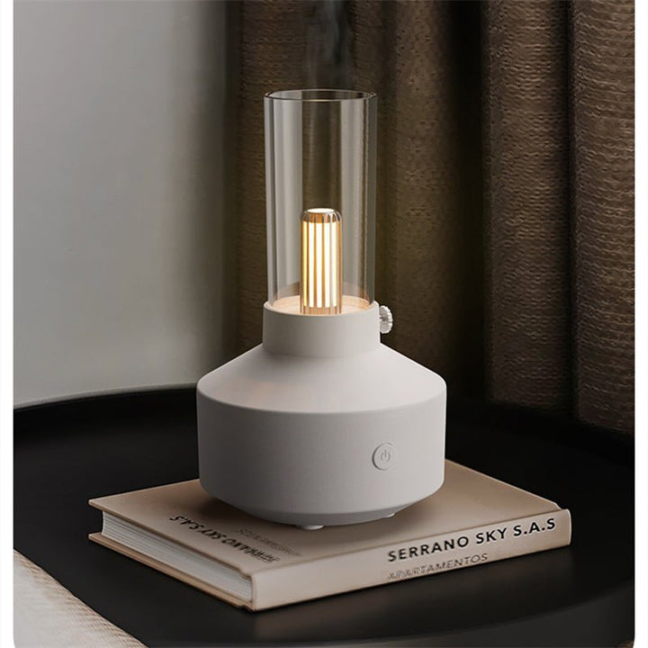 Aromatherapy Diffuser with Night Light - GlowMist-Black-State of Style