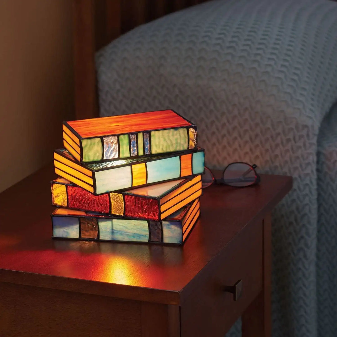 Artistic Colourful Book Lamp – IllumiBook-State of Style