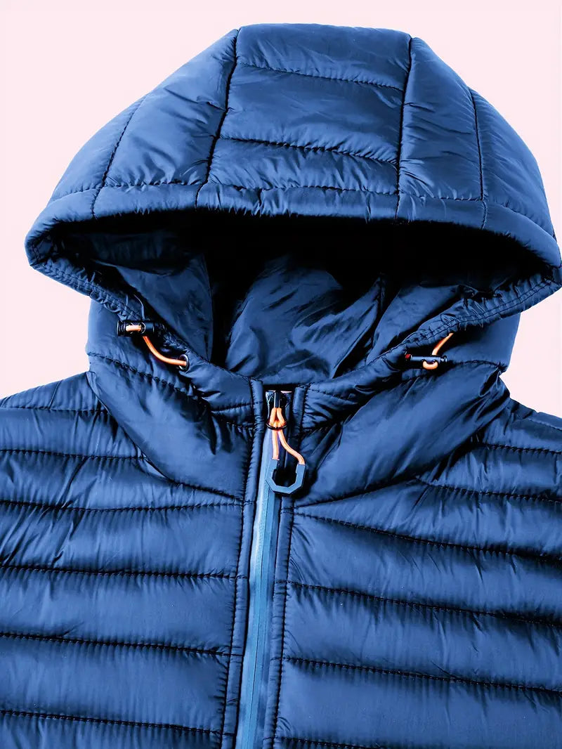 Arwen Women's Winter Puffer Jacket with Hood-Black-S-State of Style