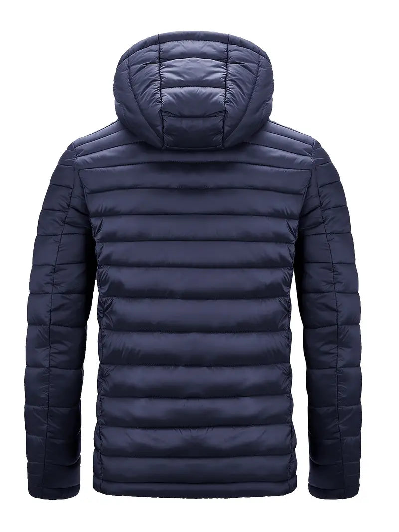 Arwen Women's Winter Puffer Jacket with Hood-Black-S-State of Style