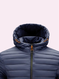 Arwen Women's Winter Puffer Jacket with Hood-Black-S-State of Style