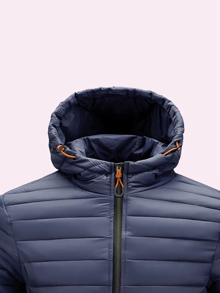 Arwen Women's Winter Puffer Jacket with Hood-Black-S-State of Style