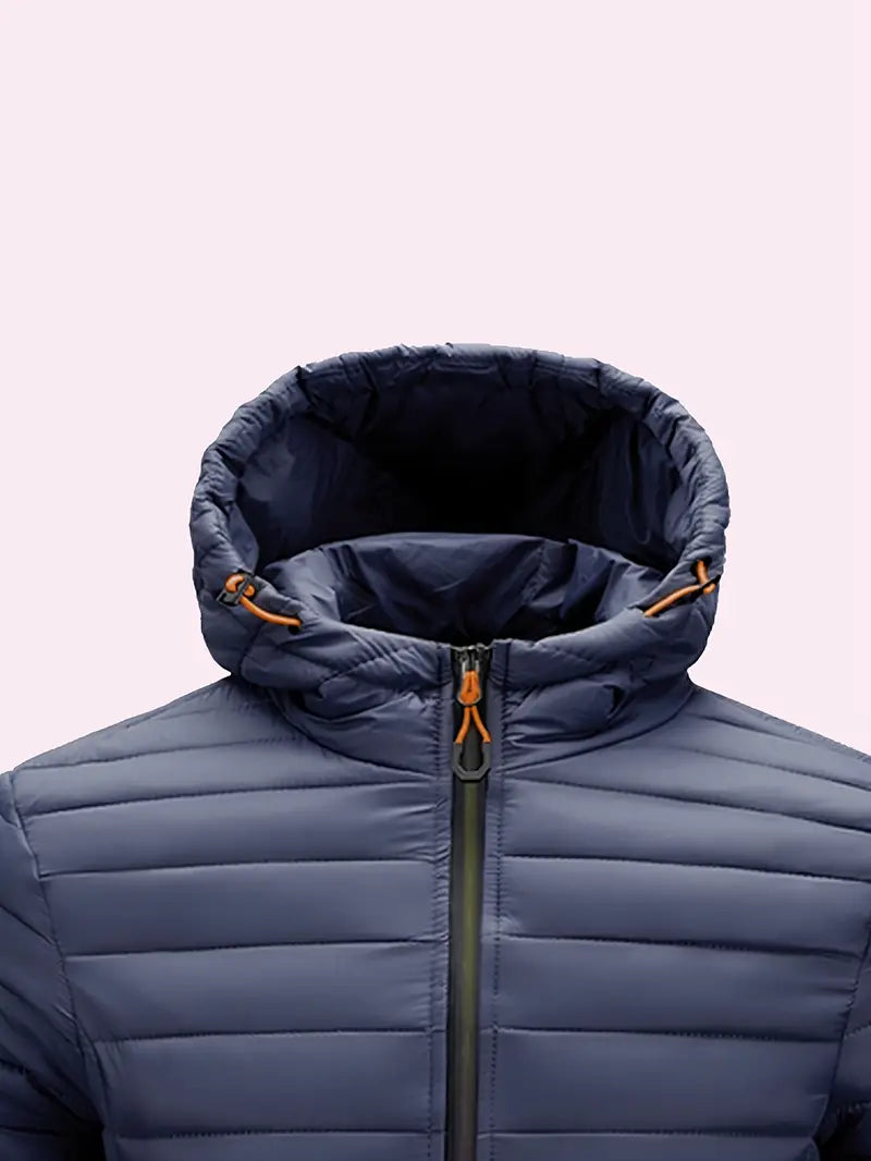 Arwen Women's Winter Puffer Jacket with Hood-Black-S-State of Style