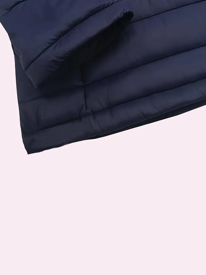 Arwen Women's Winter Puffer Jacket with Hood-Black-S-State of Style