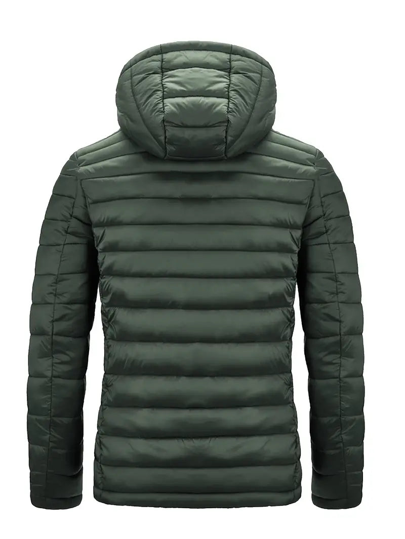 Arwen Women's Winter Puffer Jacket with Hood-Black-S-State of Style