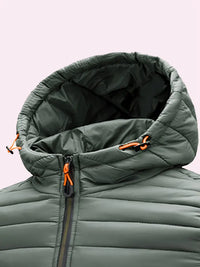 Arwen Women's Winter Puffer Jacket with Hood-Black-S-State of Style