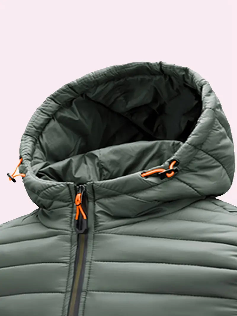 Arwen Women's Winter Puffer Jacket with Hood-Black-S-State of Style