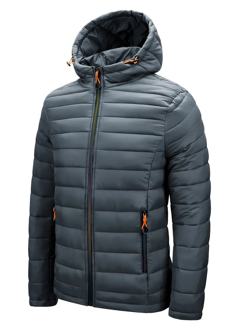 Arwen Women's Winter Puffer Jacket with Hood-Black-S-State of Style