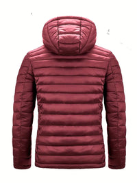 Arwen Women's Winter Puffer Jacket with Hood-Black-S-State of Style