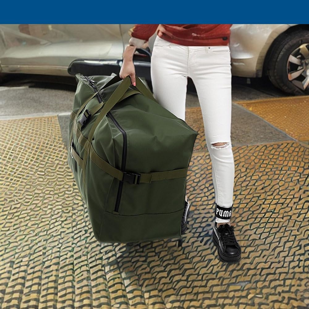 Extra Large 120L Waterproof Travel Duffel Bag – Foldable Storage & Carry On
