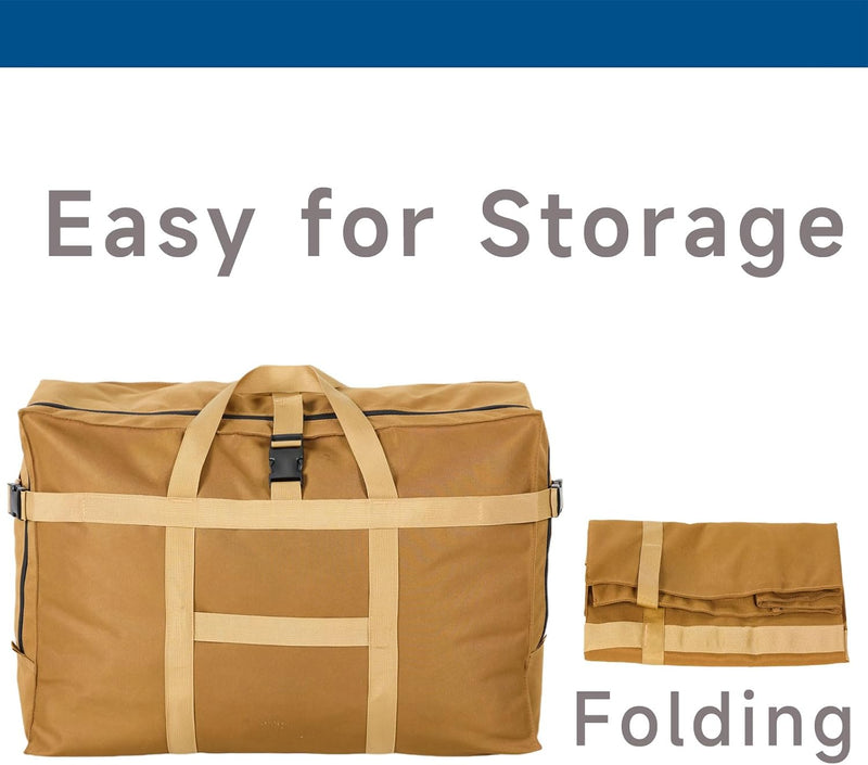 Extra Large 120L Waterproof Travel Duffel Bag – Foldable Storage & Carry On