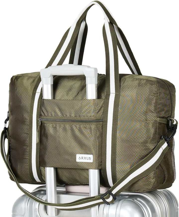 Lightweight Foldable Waterproof Travel Tote Bag – Compact Carry On Luggage