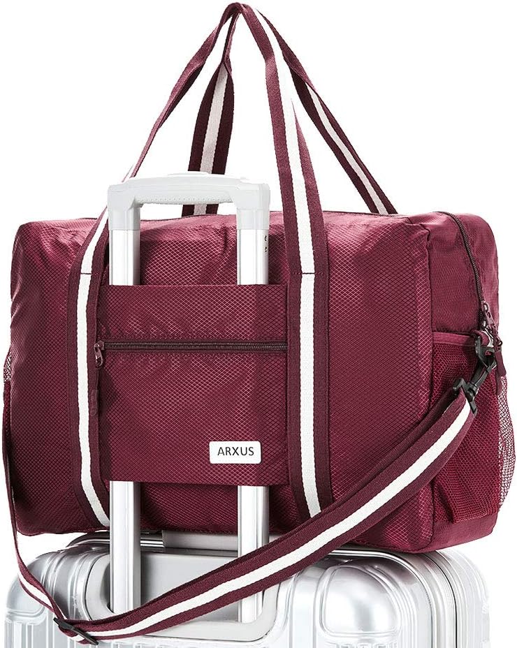 Lightweight Foldable Waterproof Travel Tote Bag – Compact Carry On Luggage