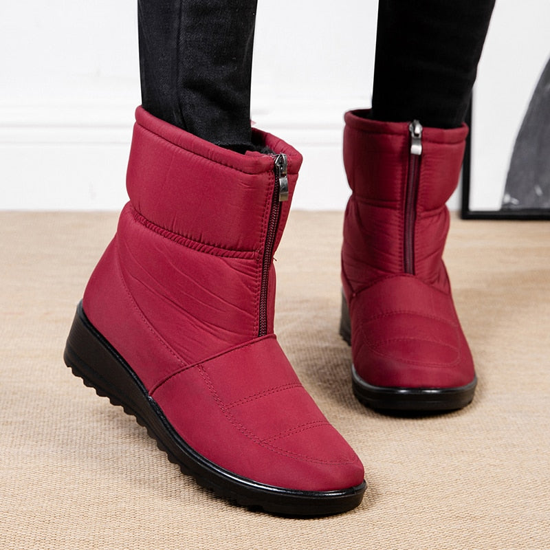 aseyBoost I Women's Waterproof Snow Boots-Black-3.5-State of Style