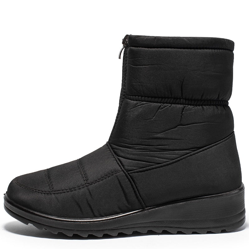aseyBoost I Women's Waterproof Snow Boots-Black-3.5-State of Style