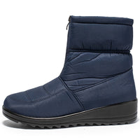 aseyBoost I Women's Waterproof Snow Boots-Blue-3.5-State of Style