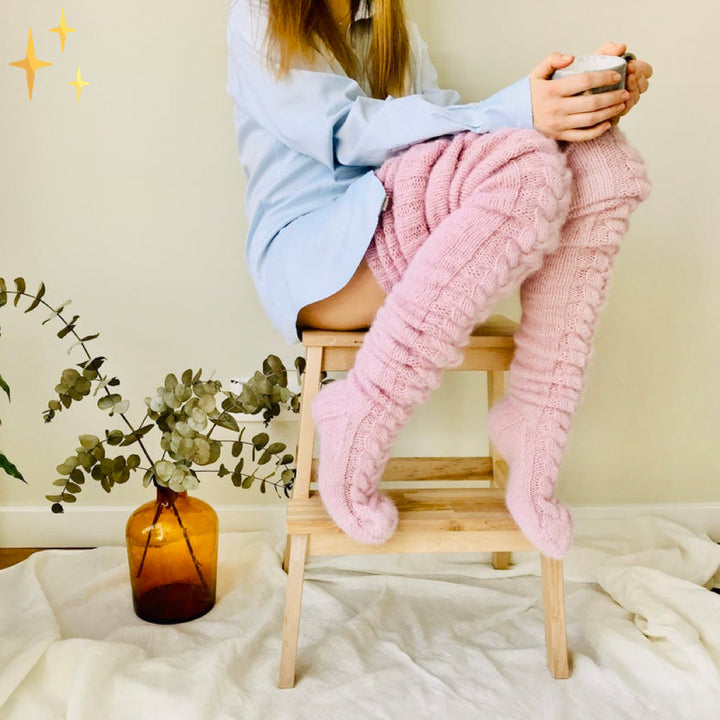 AspensSocks | Soft Long Socks for Women-Pink-State of Style