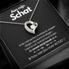 Pendant Necklace with Heart-Shaped Zirconia Stone - Esmée