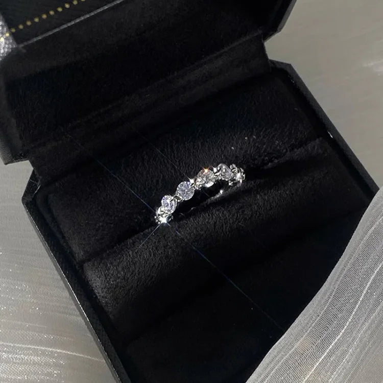 Astrid Double-Layered Star Ring Set-Multiple Stones-State of Style