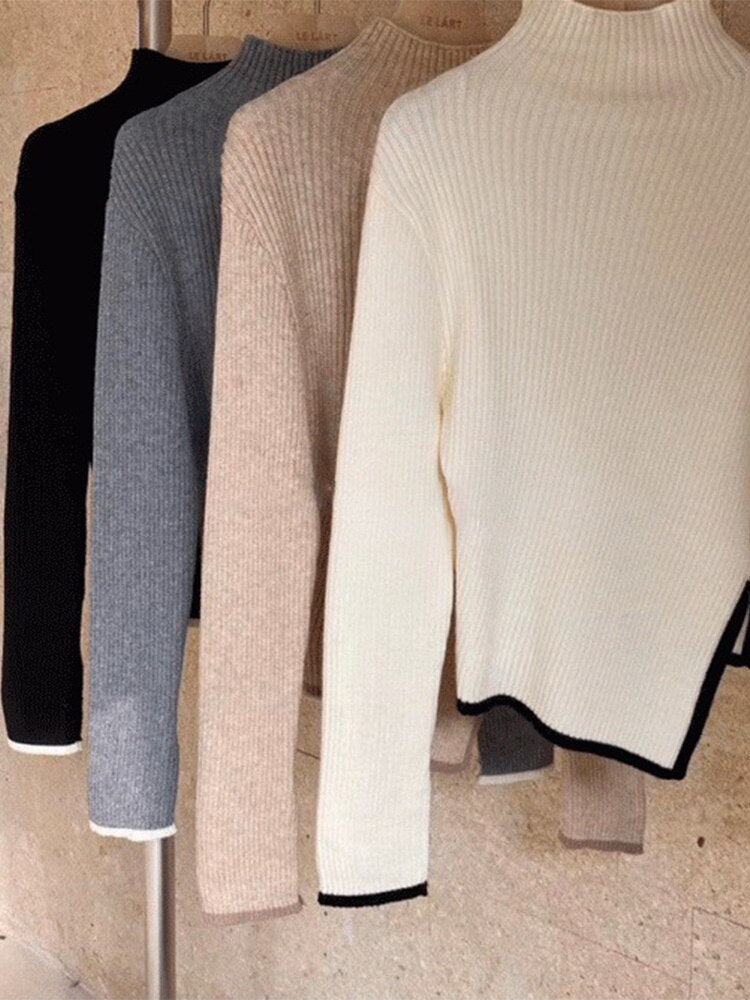 Asymmetric Sweater for Women – Trendy & Unique Design-Black-S-State of Style