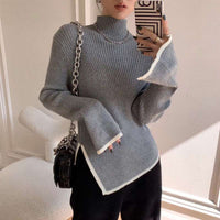 Asymmetric Sweater for Women – Trendy & Unique Design-Grey-S-State of Style