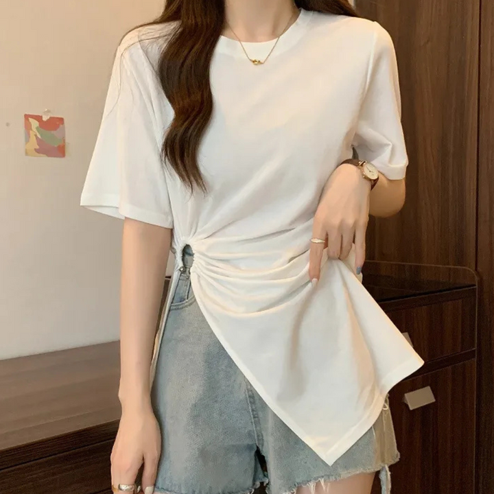 Asymmetrical Top for Women - Sienna-Green-XS-State of Style