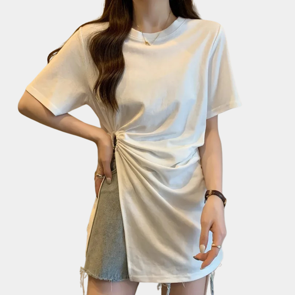 Asymmetrical Top for Women - Sienna-Green-XS-State of Style