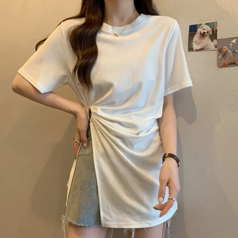 Asymmetrical Top for Women - Sienna-White-XS-State of Style