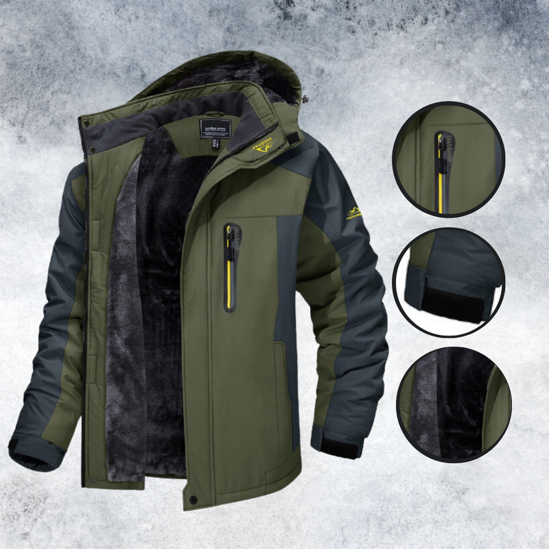 Atlas Outdoor Jacket-Army Green-M-State of Style
