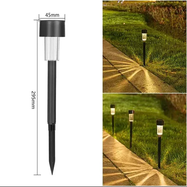 Atmospheric Garden Lighting on Solar Energy - SolarAura-Black Shell-Warm-4.5 x 29.5 cm-State of Style