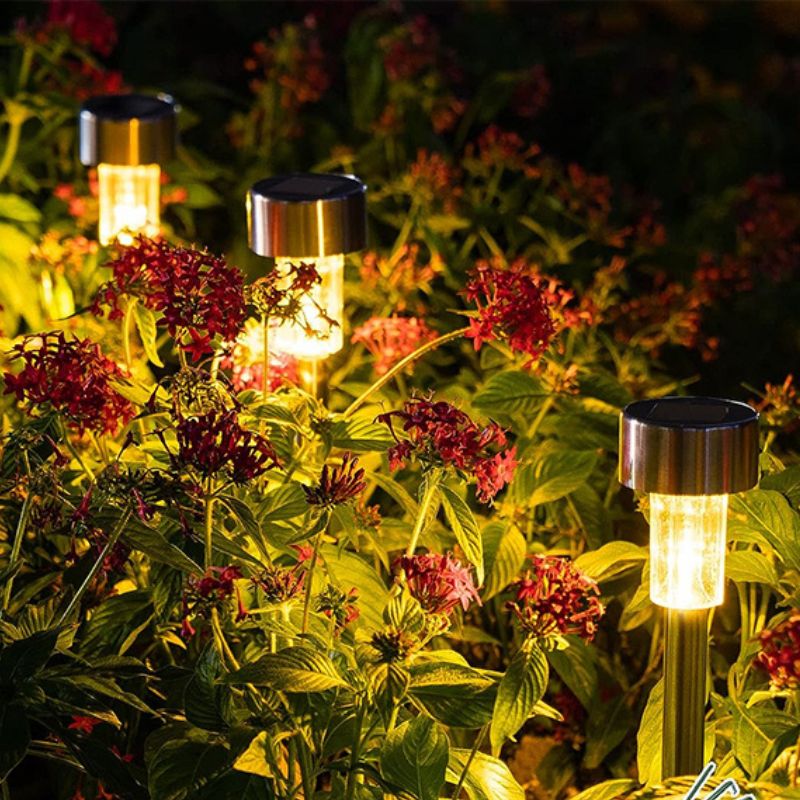 Atmospheric Garden Lighting on Solar Energy - SolarAura-Black Shell-Warm-4.5 x 29.5 cm-State of Style