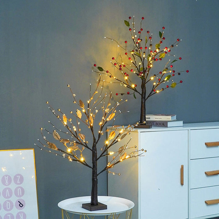 Atmospheric LED Spring Tree - LumaSpring-Red Currant-State of Style