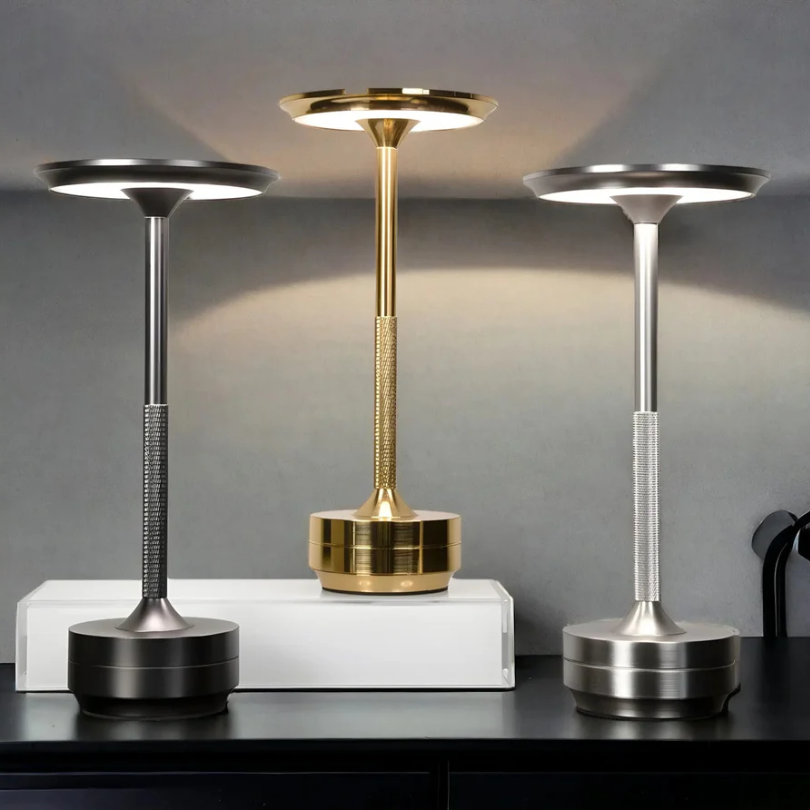 Atmospheric Luxury Table Lamp - LumoVibe-Gold-State of Style