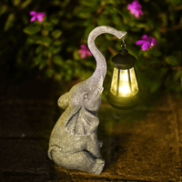 Atmospheric Solar Lamp for the Garden - Elephant Glow-State of Style